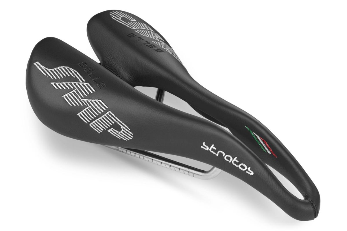 STRATOS - Padded saddle for road and Mountain Bike. Suitable for