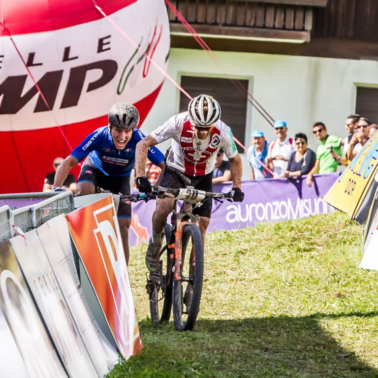 Selle SMP tijdens het spectaculaire wereldkampioenschap van Auronzo